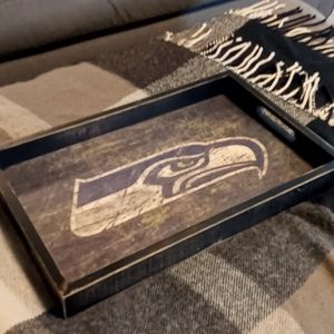 Seahawks tray, great condition, perfect for a Seahawks themed room.
